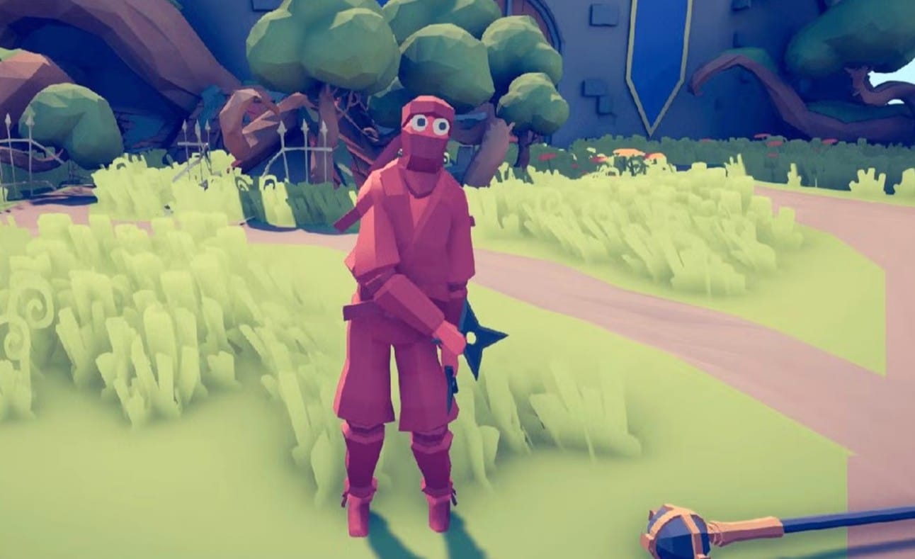 Сенсей из Totally Accurate Battle Simulator ждет своего противника