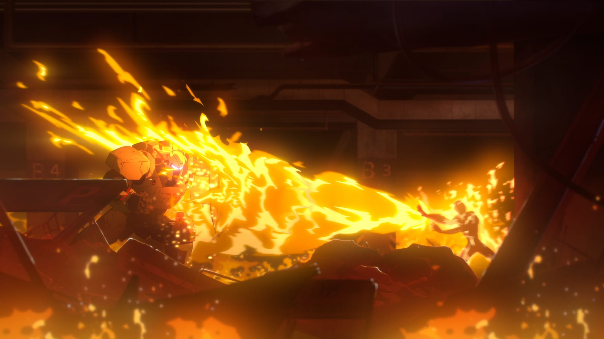 огненная лава в бою Dispatch