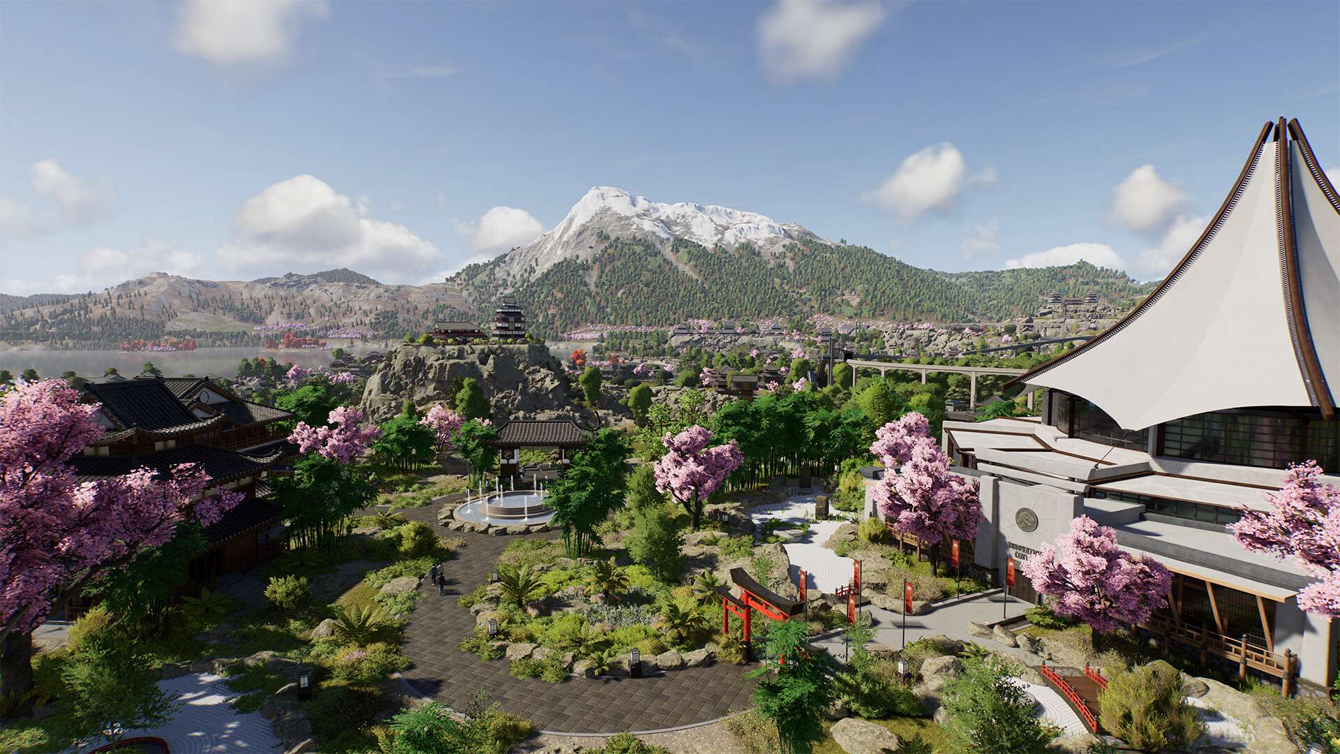 Горы и сакура украшают Jurassic World Evolution 3