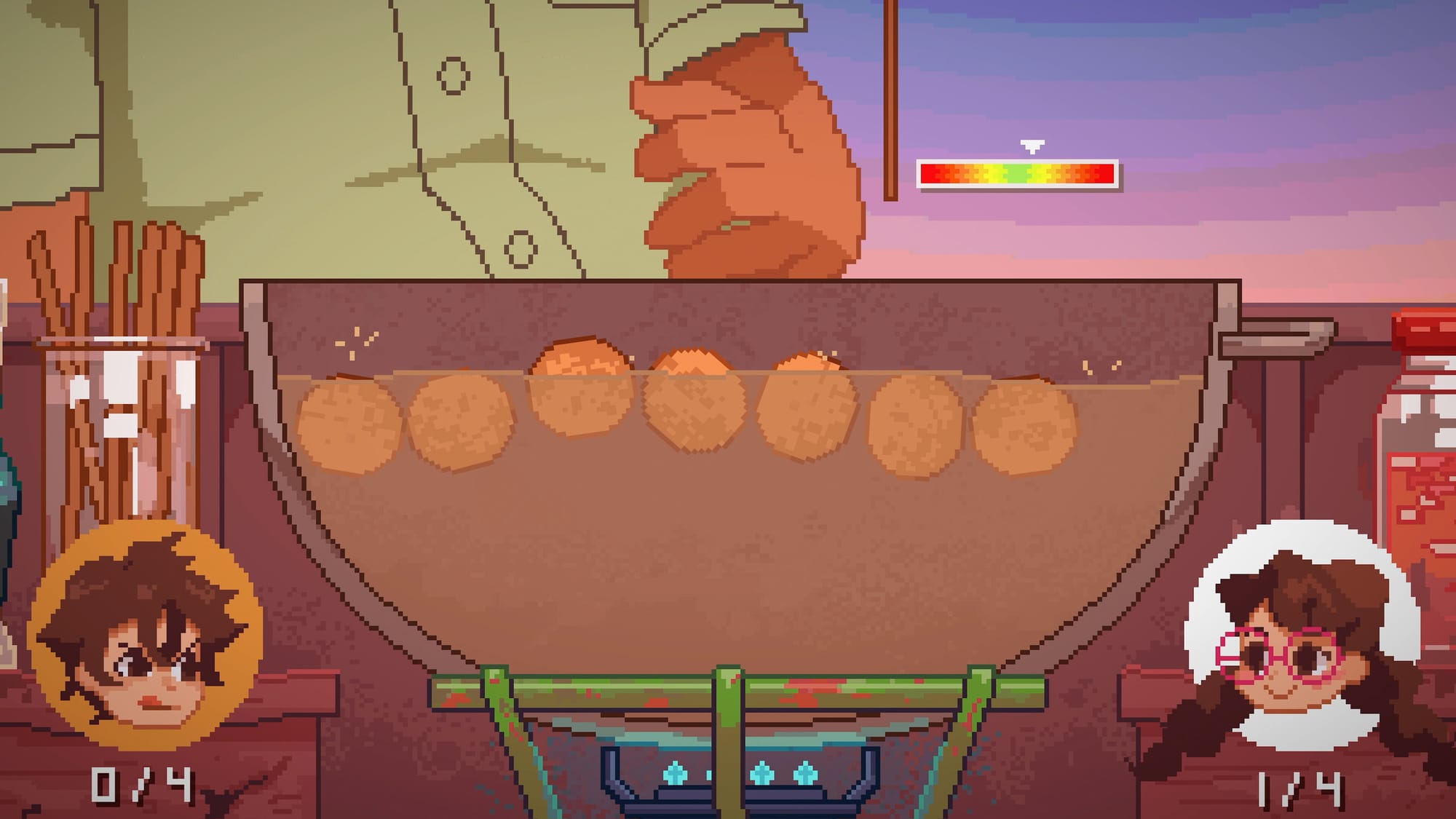 готовка обеда в Until Then