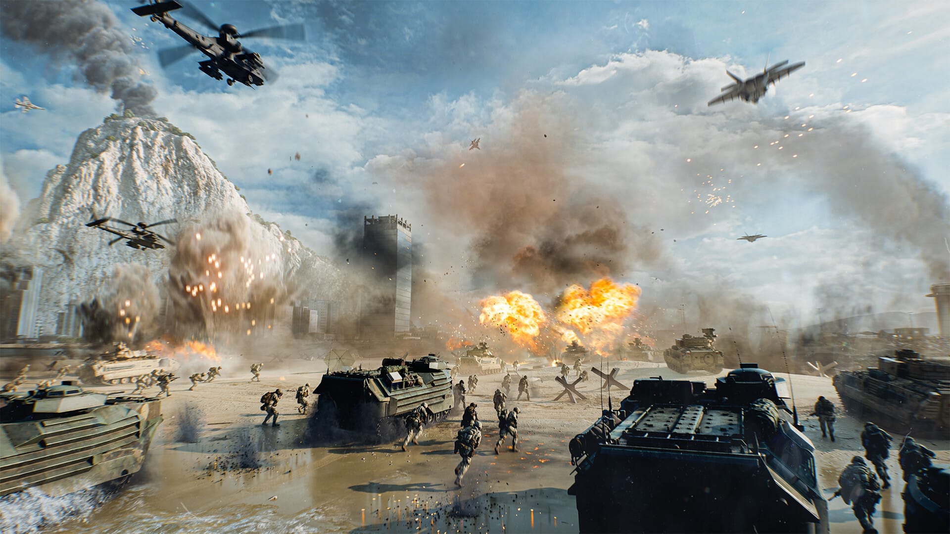 Хаотичная сцена Battlefield 6 на поле боя