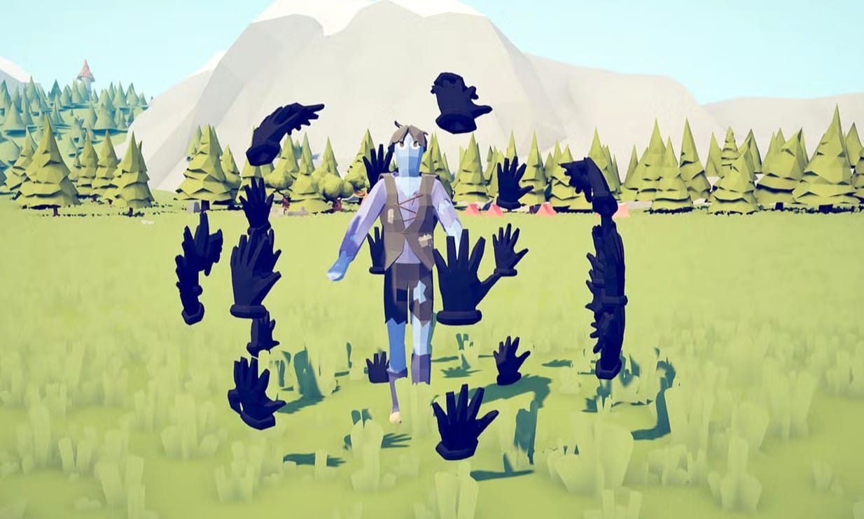 Темный крестьянин Totally Accurate Battle Simulator очень могуч