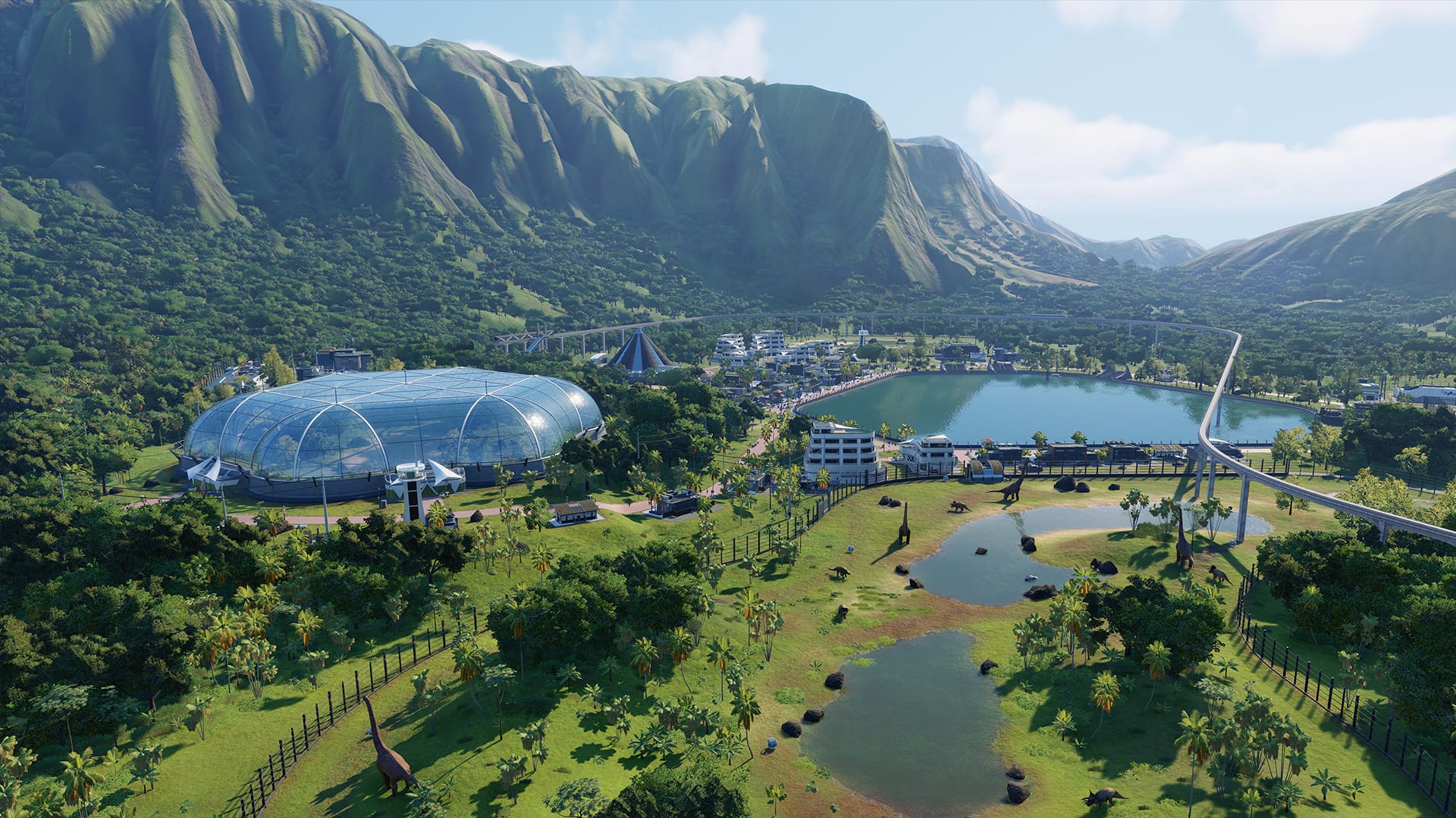 парк динозавров Jurassic World Evolution 2