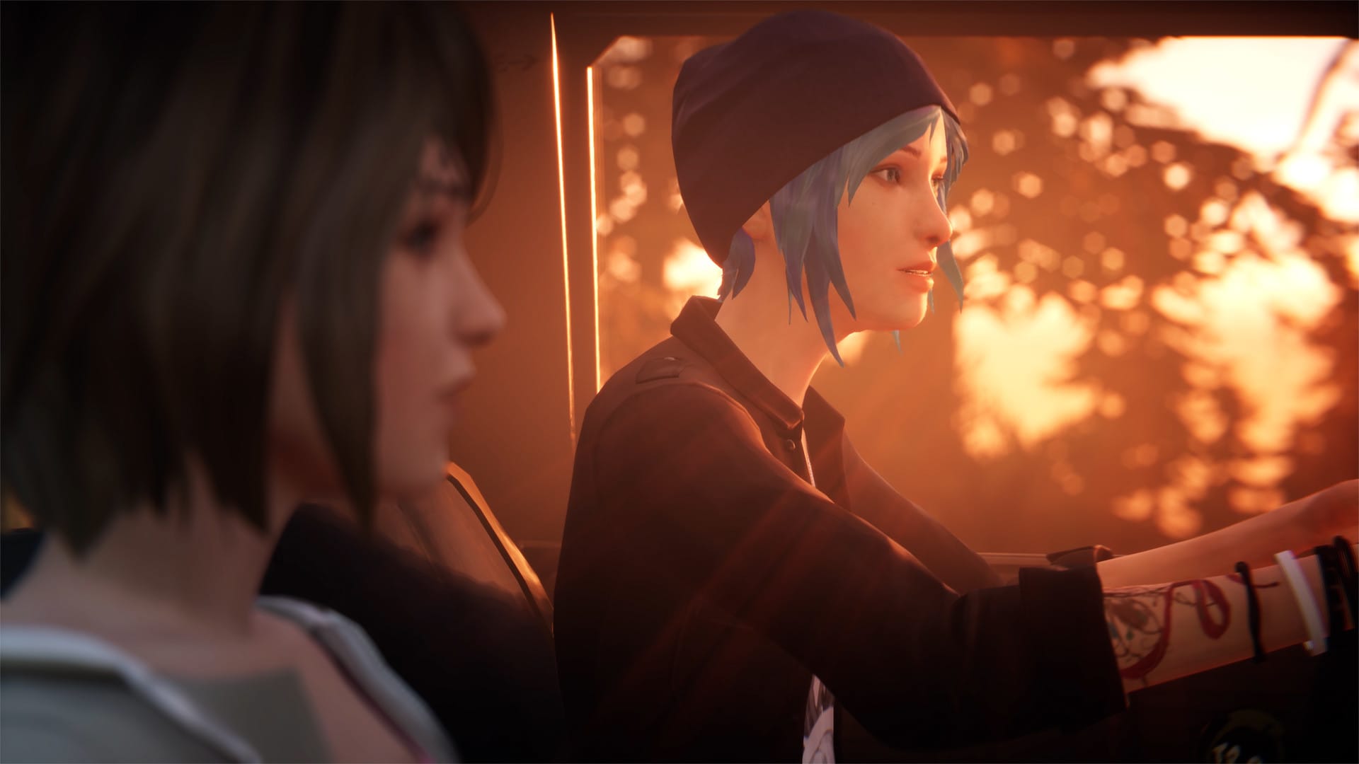 герои едут в автомобиле Life is Strange Remastered