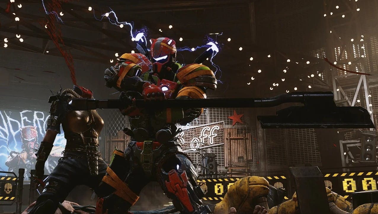 грубый топор KIBORG эффектно отсекает голову