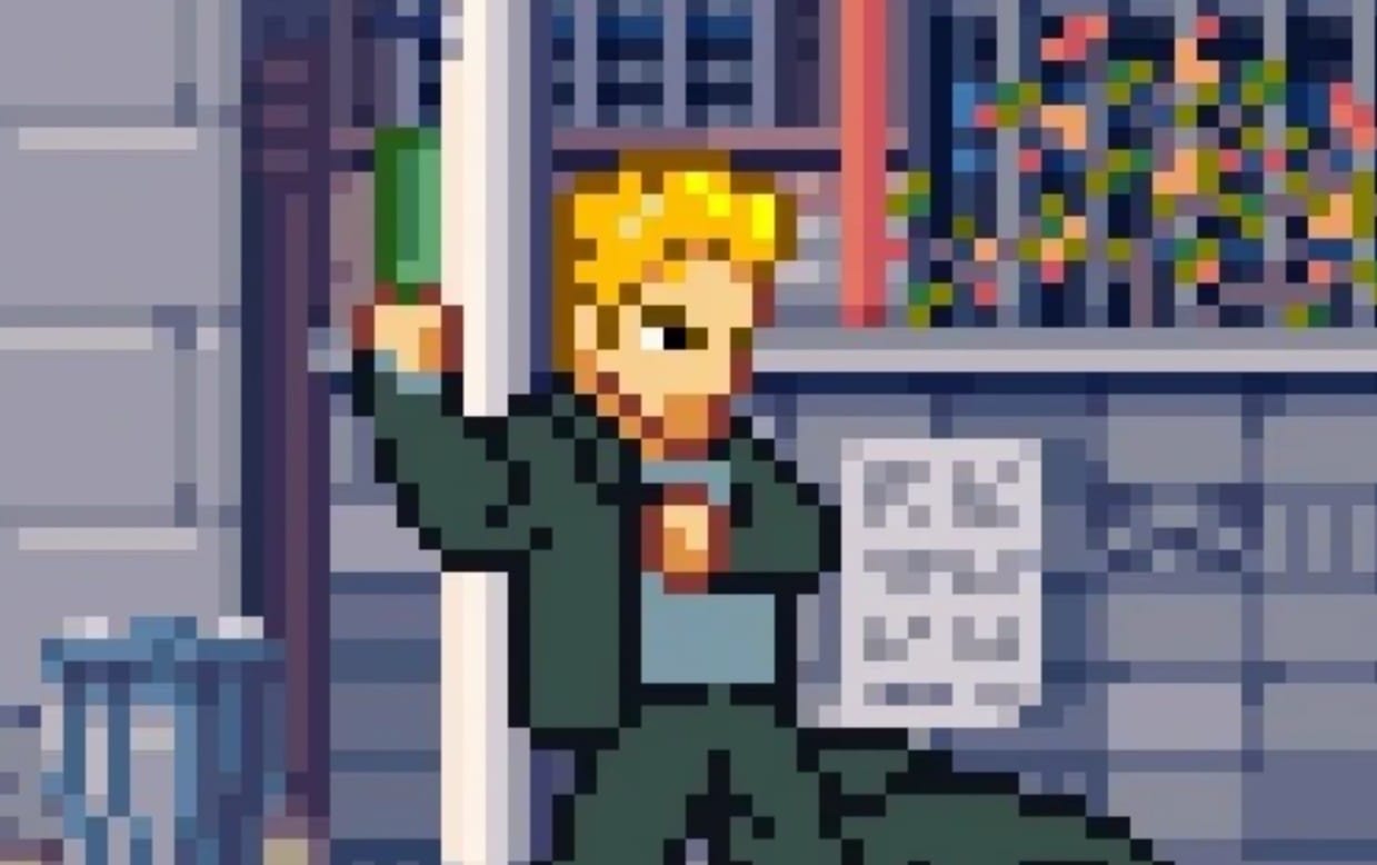 метатель бутылок один из персонажей Fading Afternoon