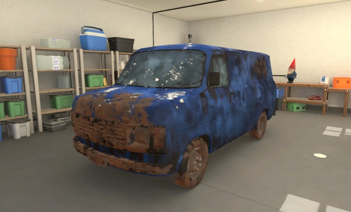 миссия очистить фургон в PowerWash Simulator