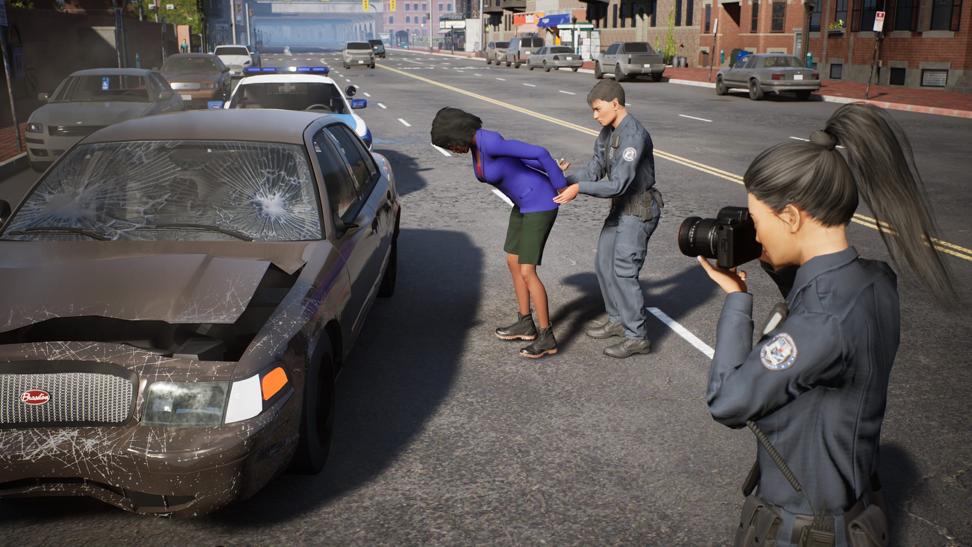 задержание за правонарушение в Police Simulator: Patrol Officers