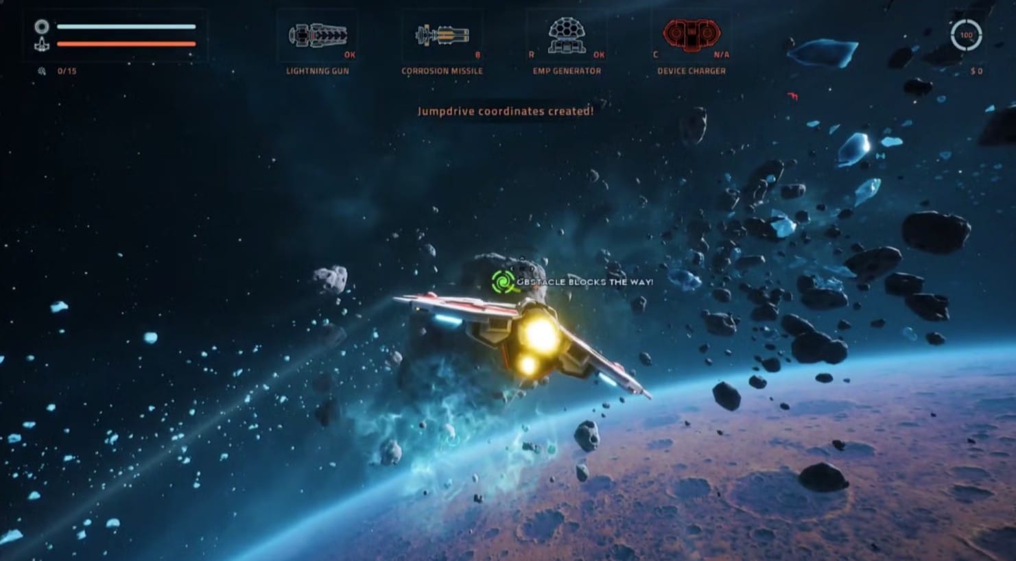 Страж - мощная машина в Everspace 2