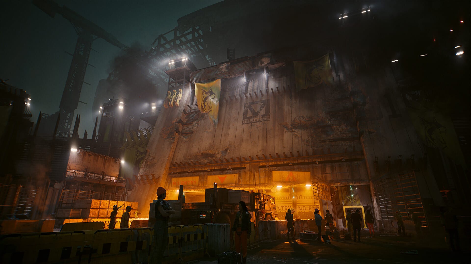 военная база в Cyberpunk 2077: Phantom Liberty