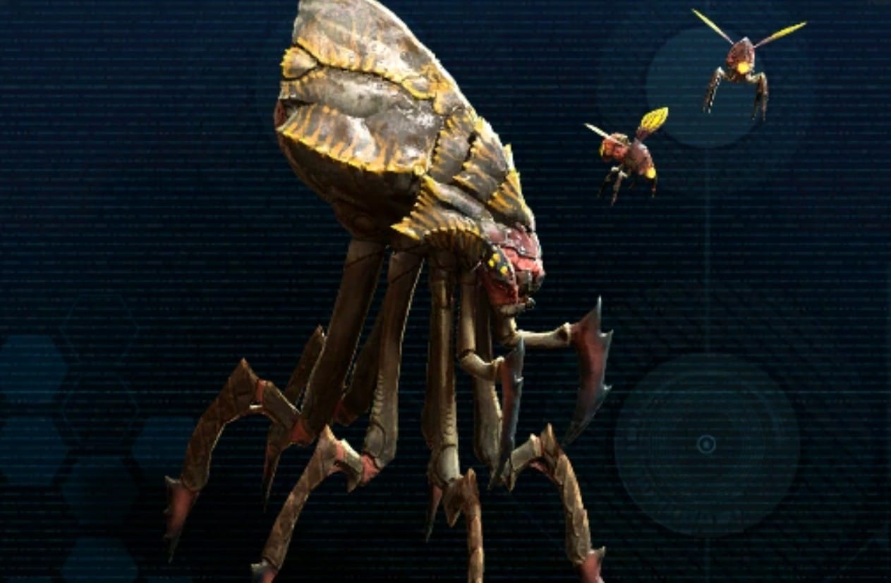 Баксмот - опасное существо The Riftbreaker