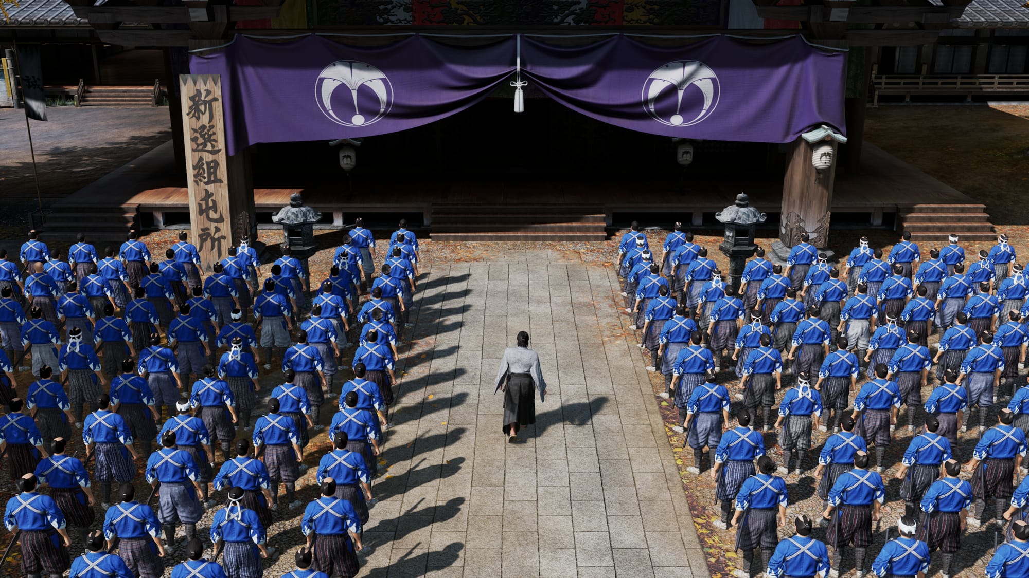 встреча самураев Like a Dragon: Ishin