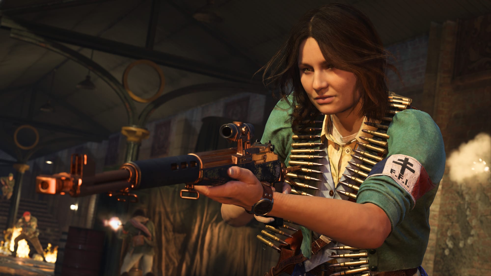 дама с оружием Call of Duty: Vanguard