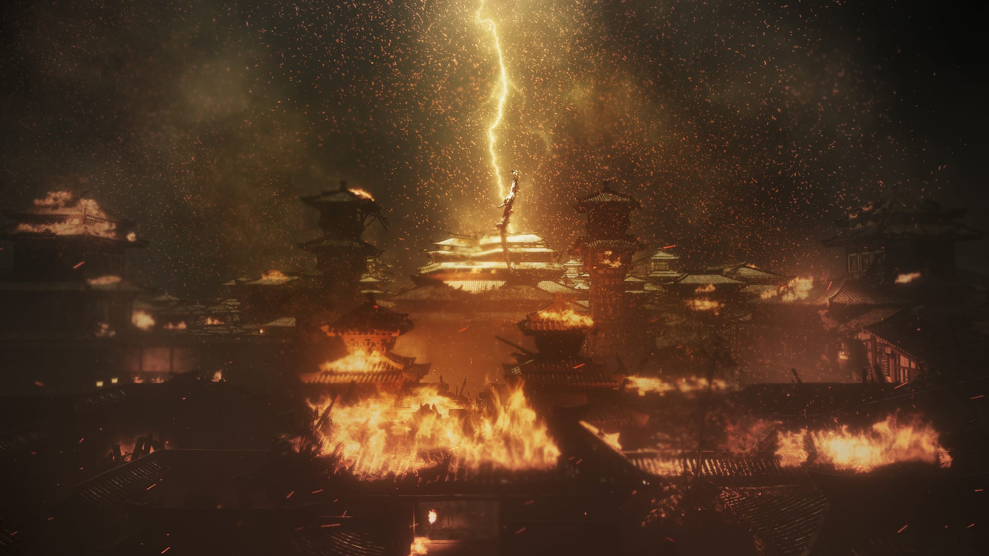 удар монии и все в огне Wo Long: Fallen Dynasty