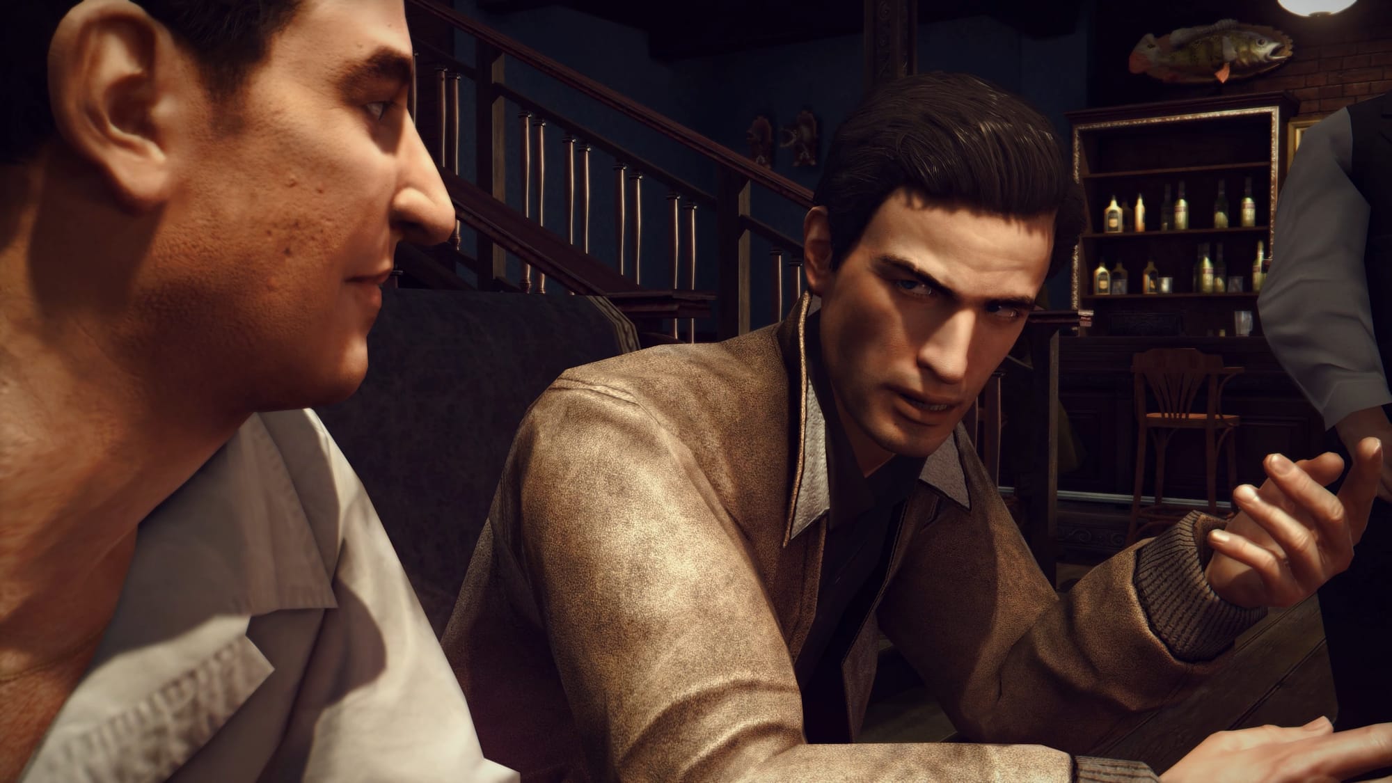 Вито разговаривает с Фальконе Mafia 2: Definitive Edition
