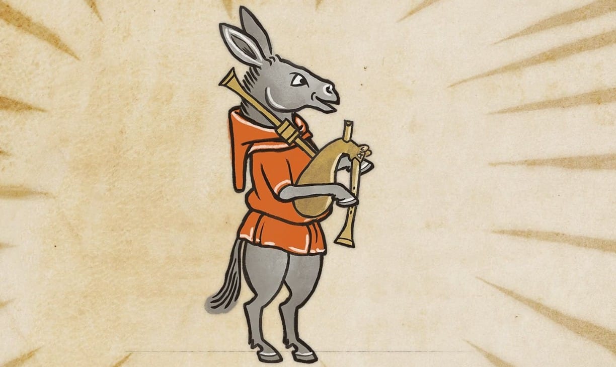 Осел Бард - уникальный персонаж Inkulinati