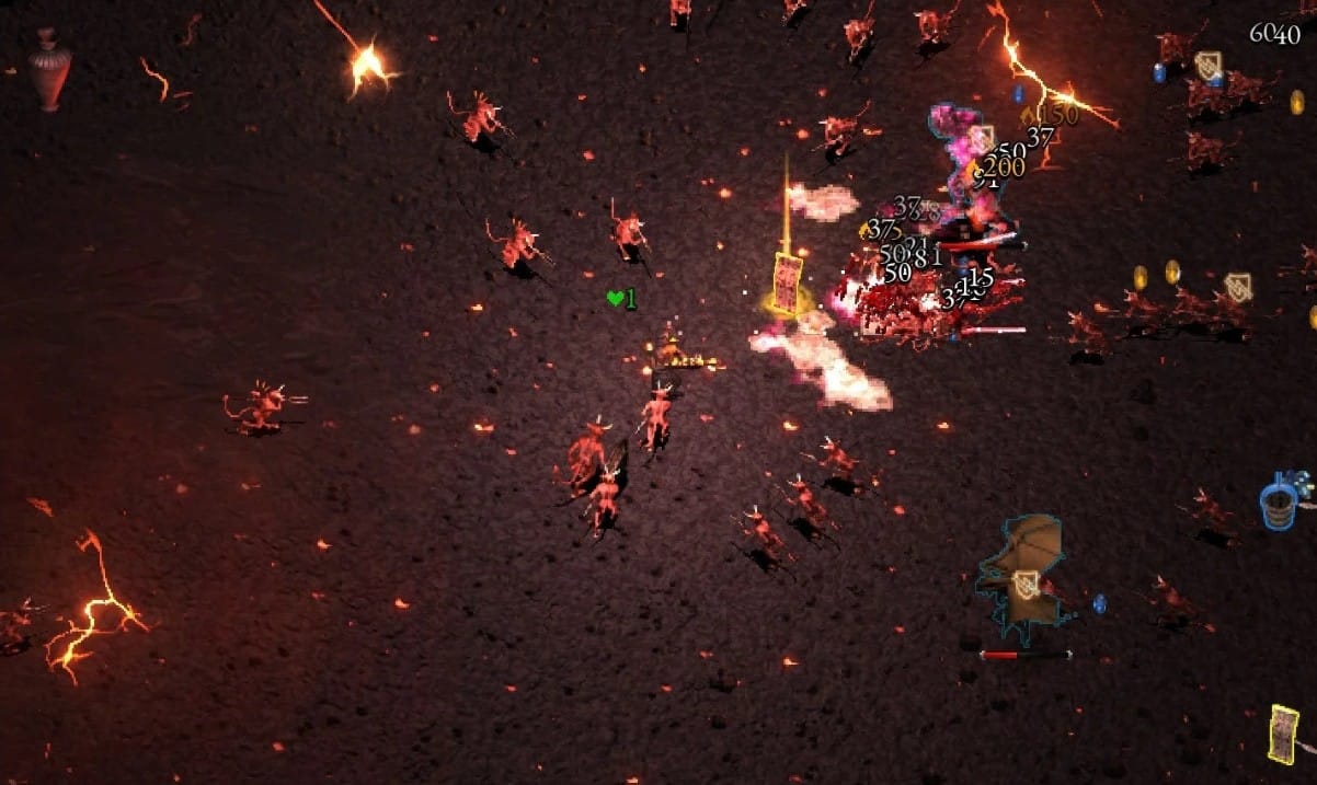 локация истребителя в Halls of Torment полна огня