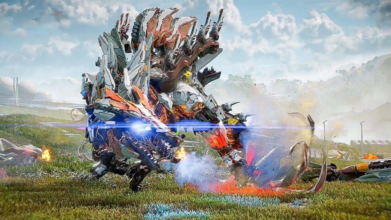 Эпичная битва с драконом Horizon Forbidden West