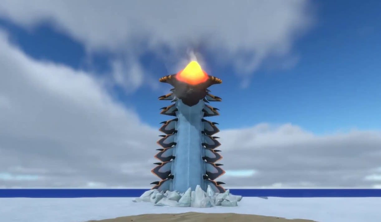 ледяной червь Subnautica: Below Zero