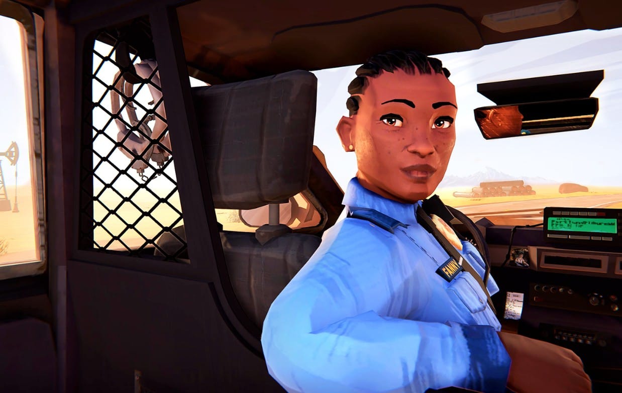 Фанни - сотрудник полиции Road 96