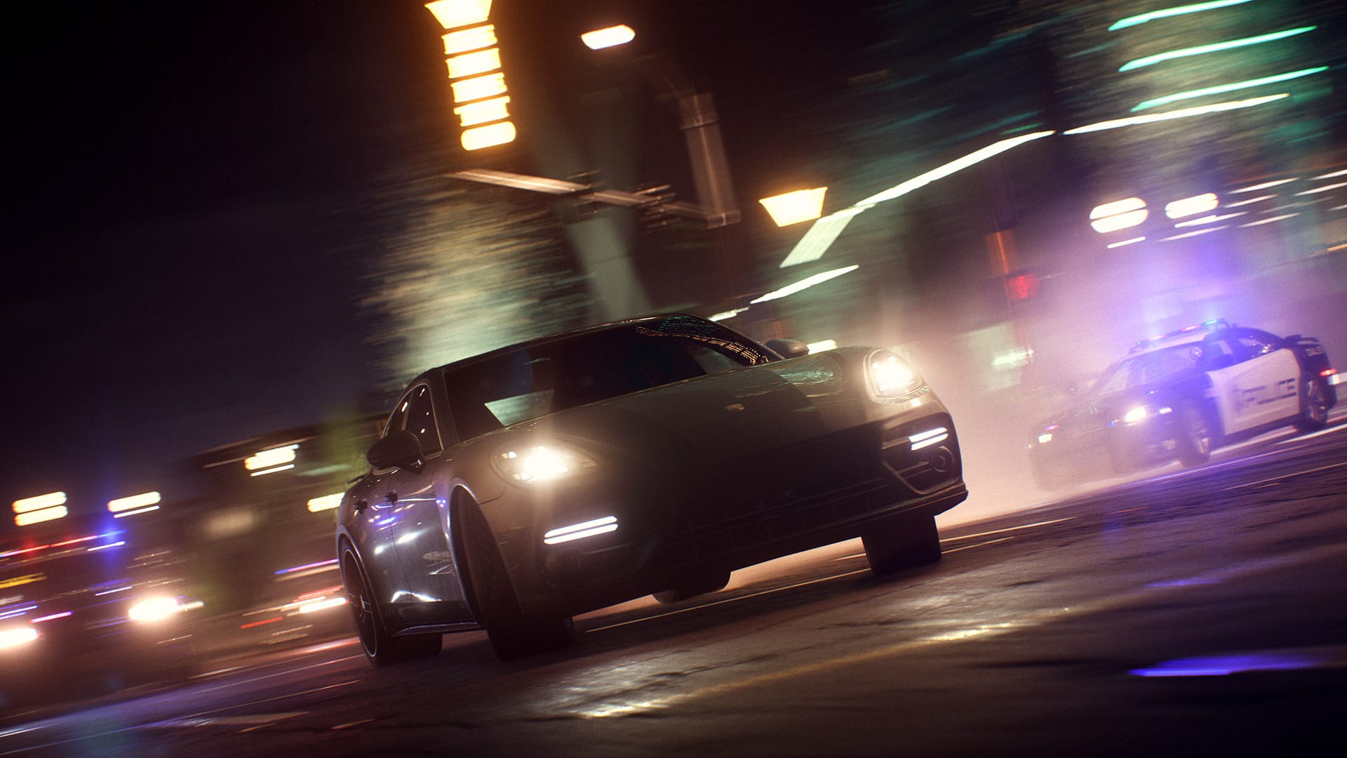 Порше езжает от полиции Need for Speed: Payback