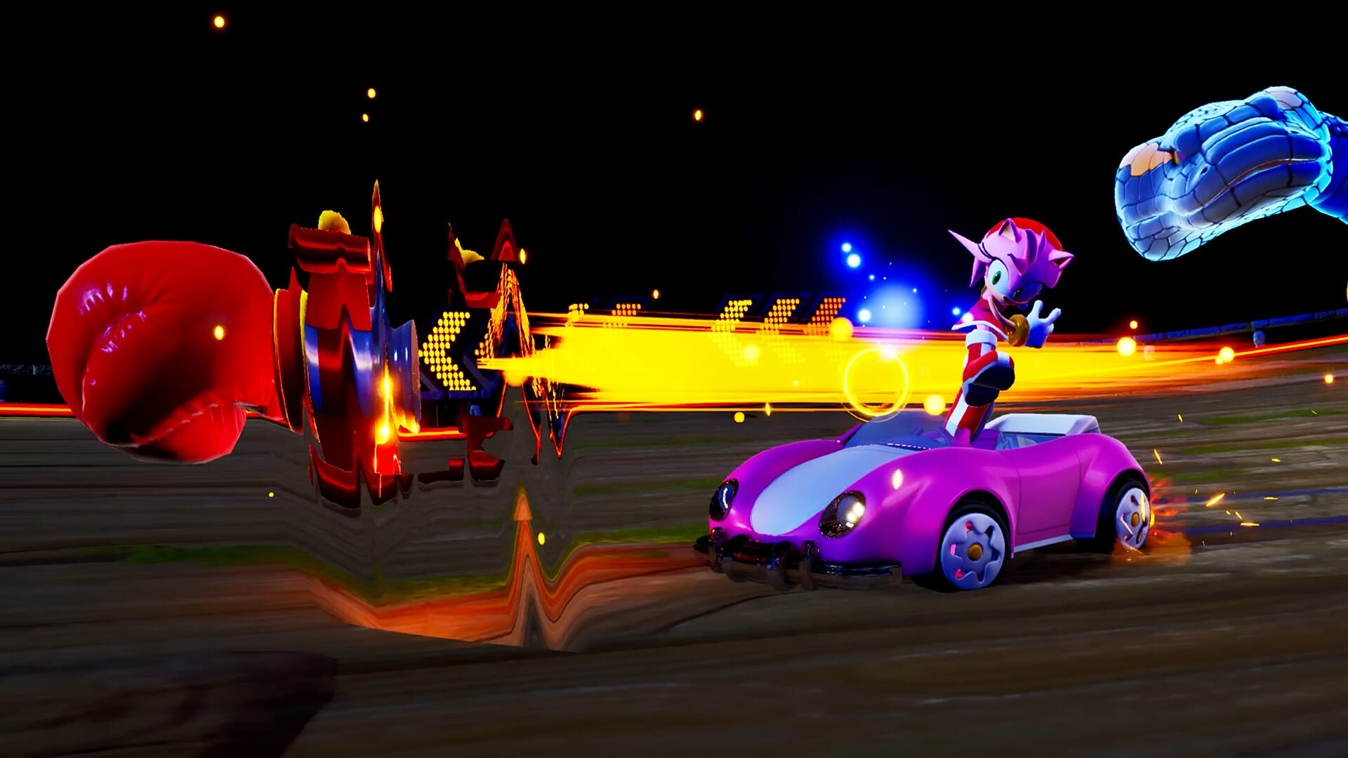 супер удар от Эми Sonic Racing: CrossWorlds
