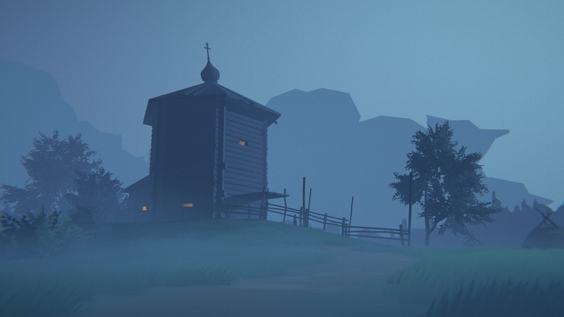 старая деревянная церковь Black Book