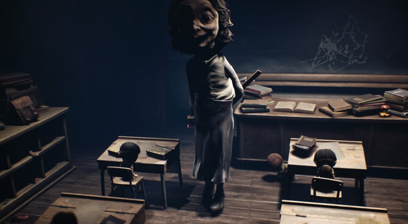 учительница - враг в Little Nightmares 2