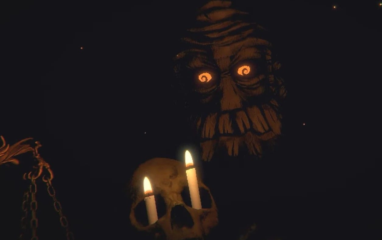 ловец - странный персонаж в Inscryption