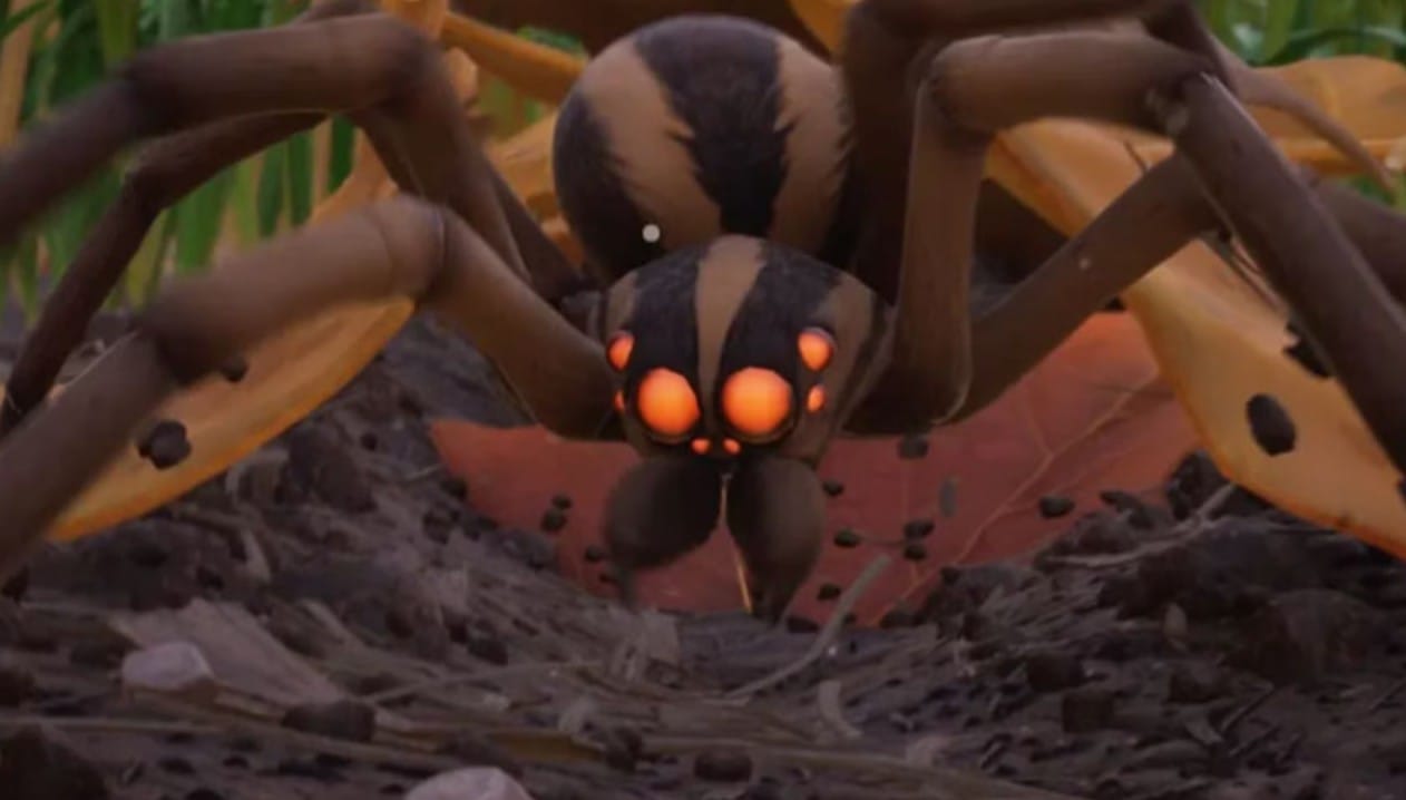 паука-волка лучше избегать в Grounded