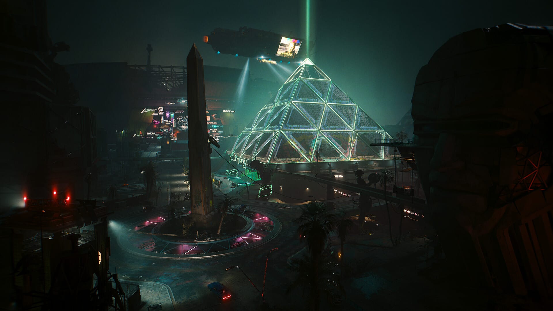 город сияет неоном Cyberpunk 2077: Phantom Liberty