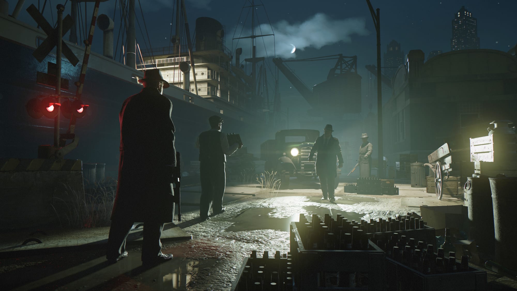 встреча в корабельном порту Mafia: Definitive Edition