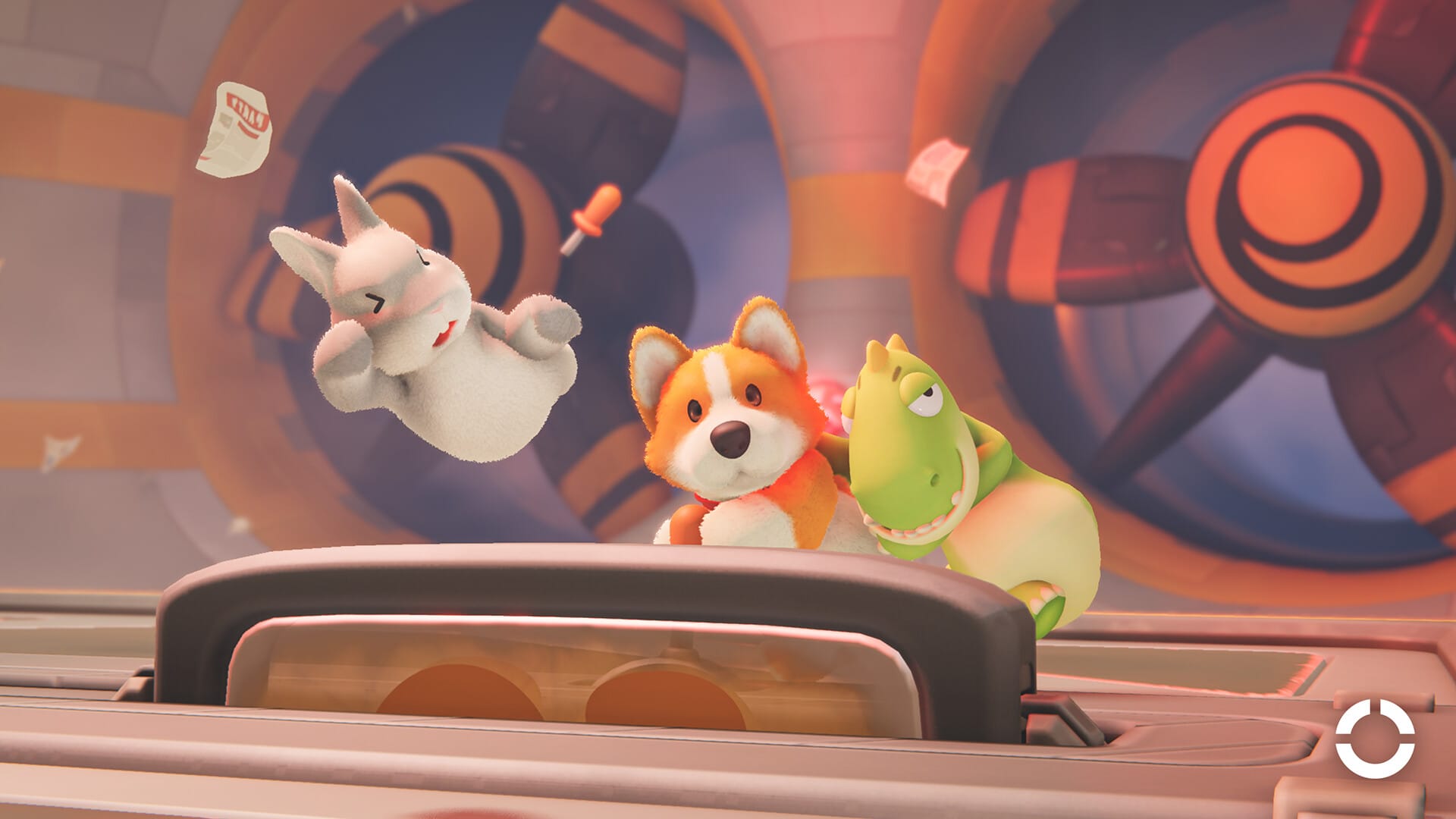 веселая разноцветная троица Party Animals