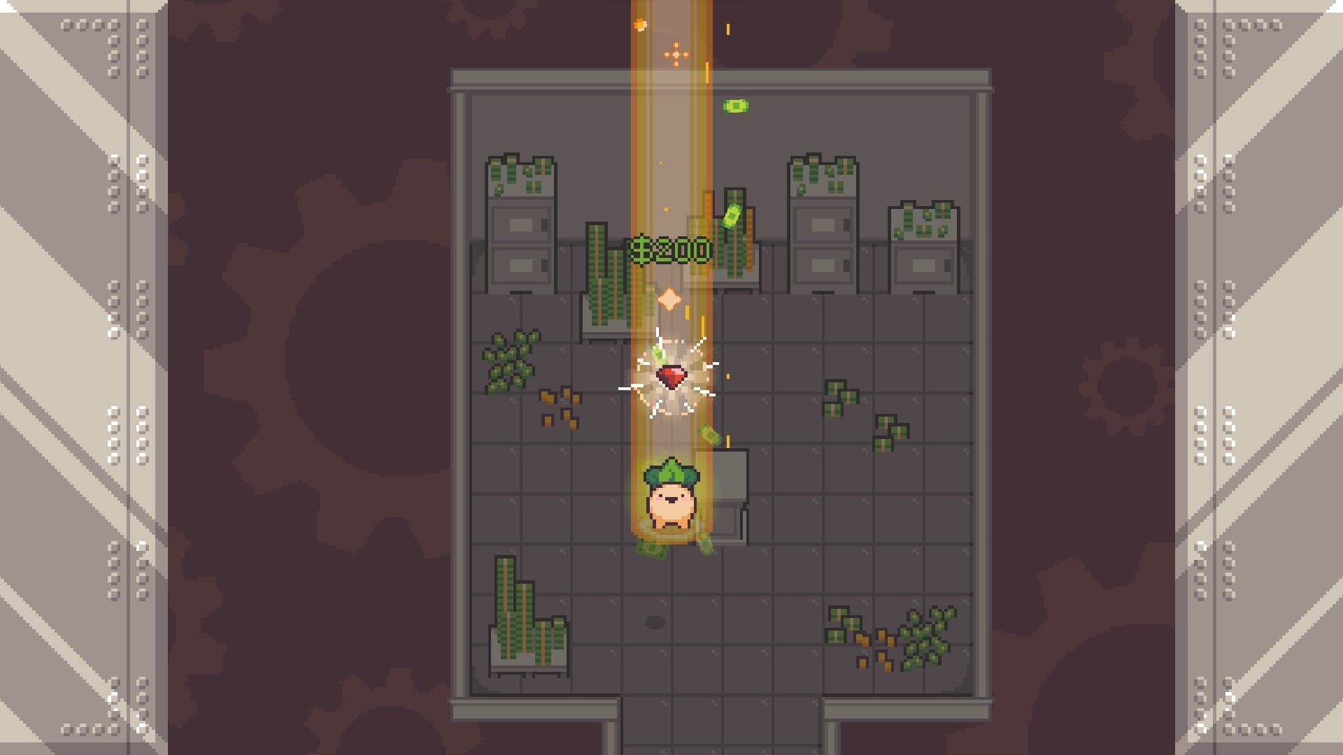 овощи грабят банк в Turnip Boy Robs a Bank