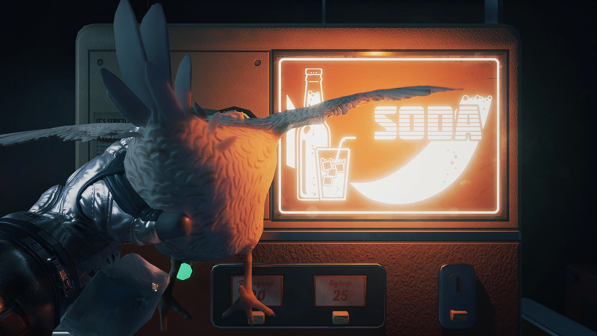 курица в Breathedge - особый предмет