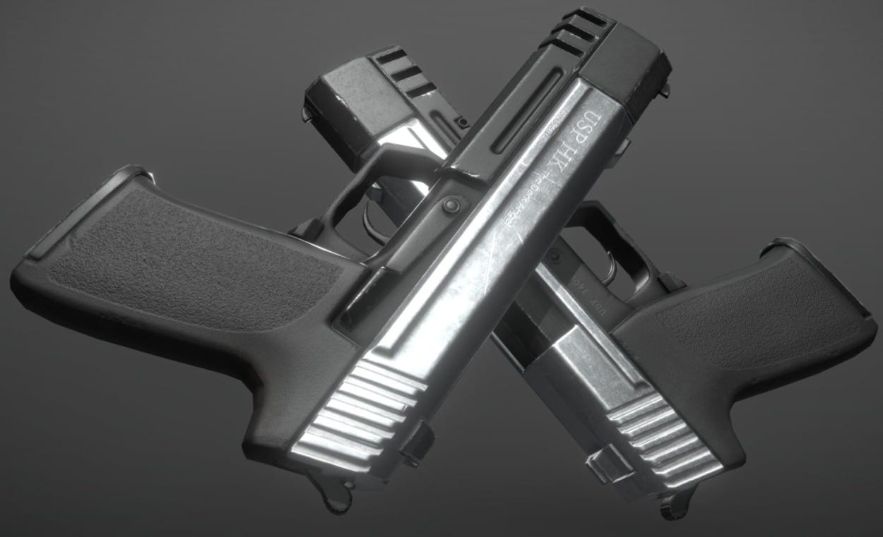 двойные пистолеты KIBORG наносят большой урон