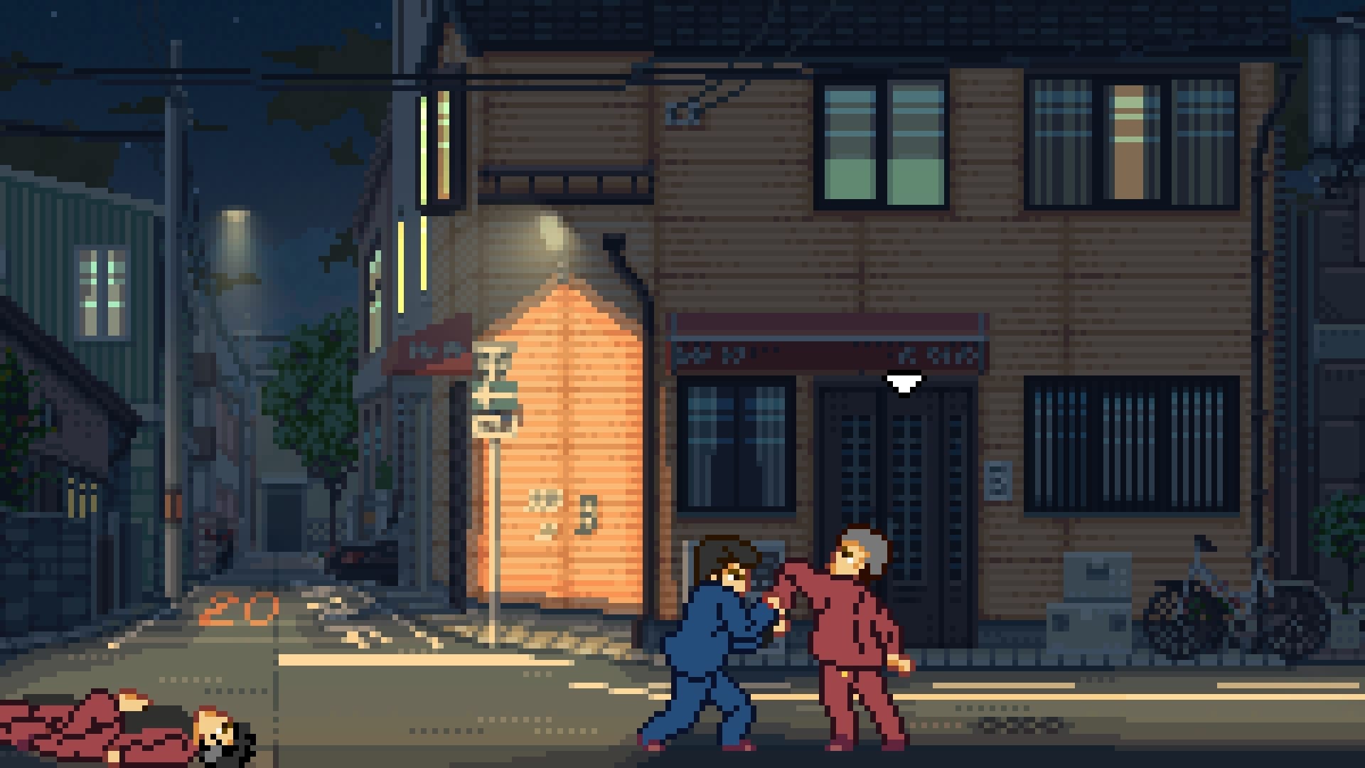 ночная драка в Fading Afternoon