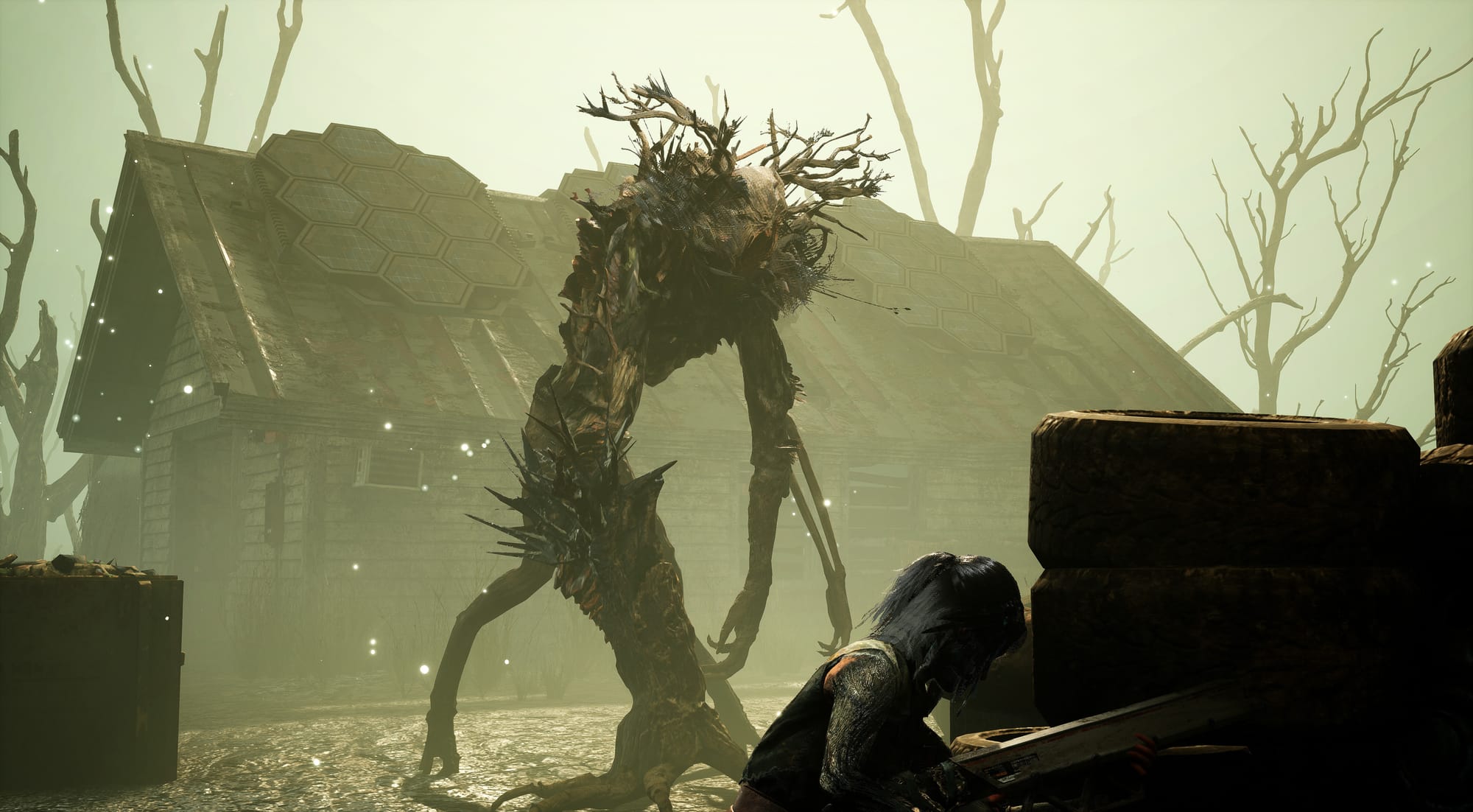 монстр дерево на пути Miasma Chronicles