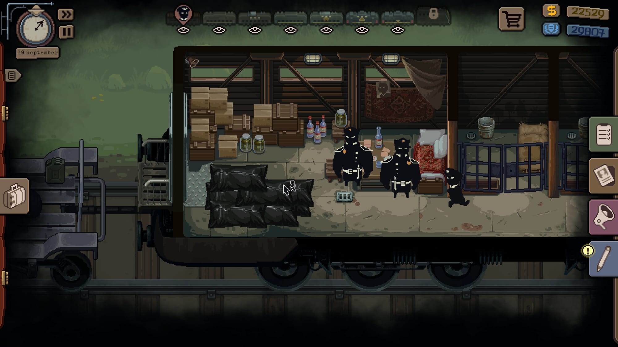 осмотр грузового вагона Beholder: Conductor