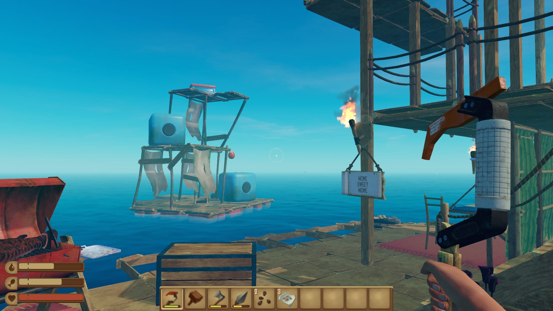 встреча другого плота в Raft