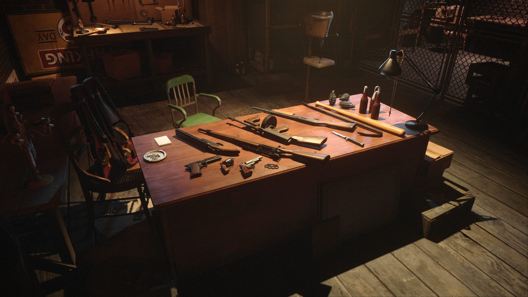 Томми Анджело имеет большой запас оружия Mafia: Definitive Edition