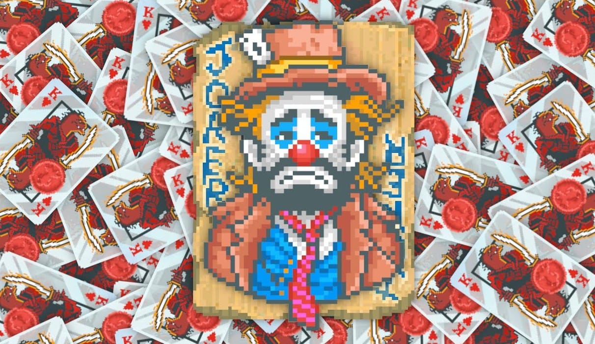 бродяга в Balatro создает карту Таро