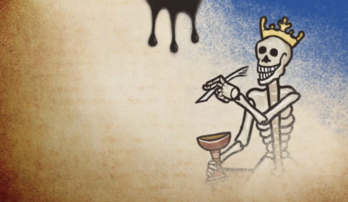 Скелет с флейтой в Inkulinati