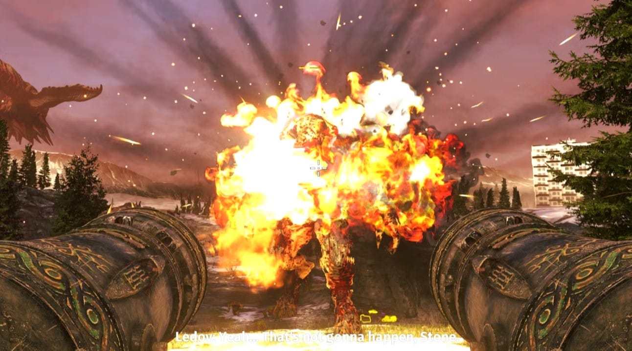 корабельная пушка Serious Sam: Siberian Mayhem