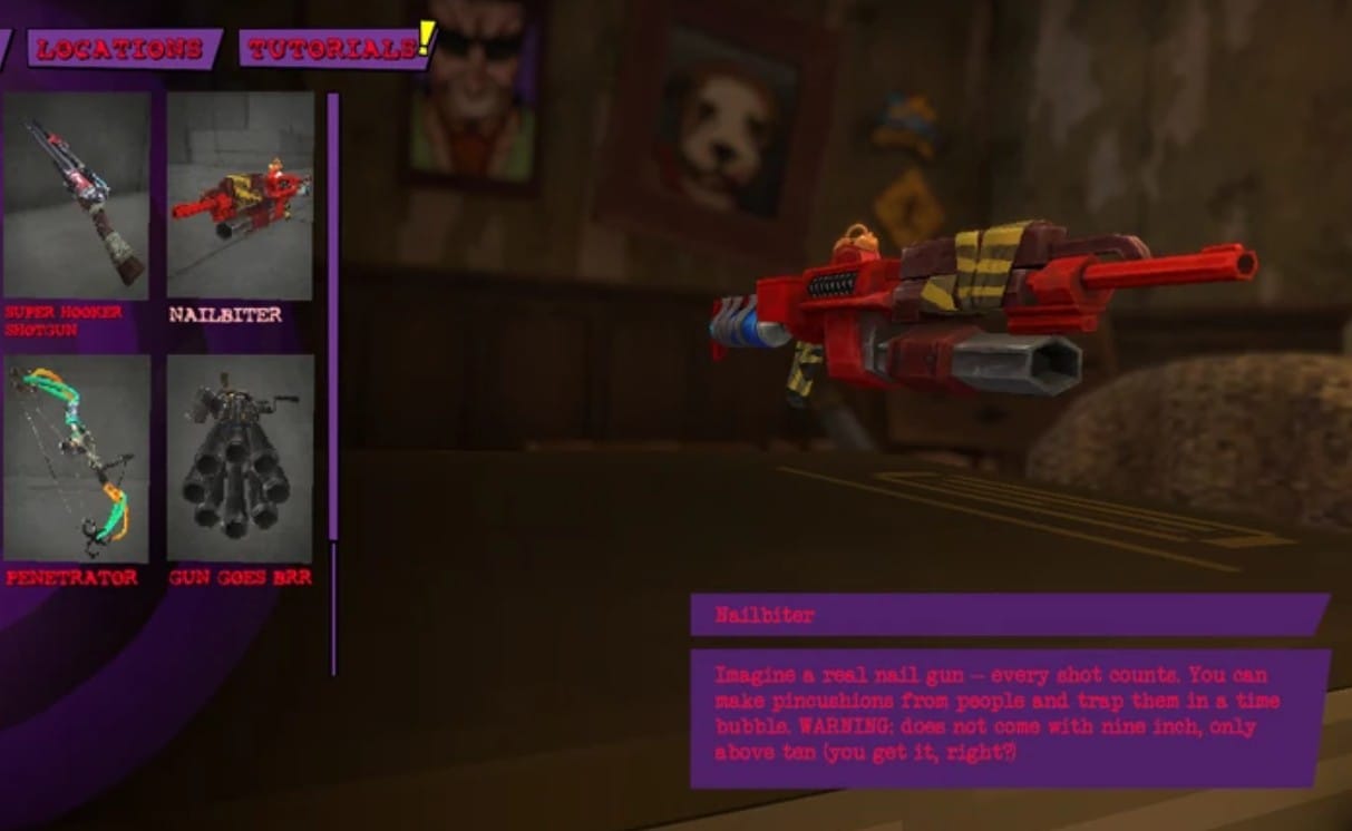 гвоздегрызатель - версия пулемета в Postal: Brain Damaged