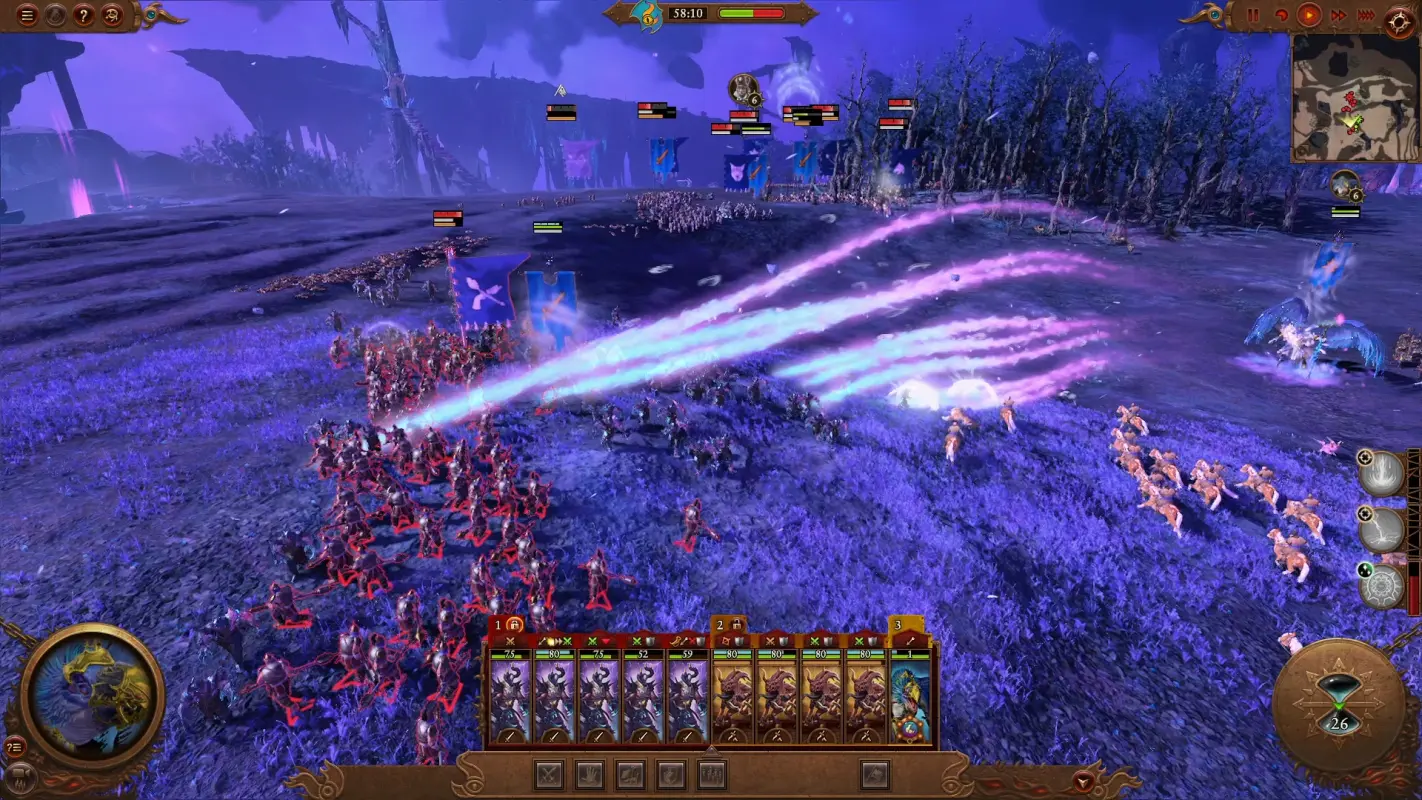 битва на поляне в Total War: Warhammer III