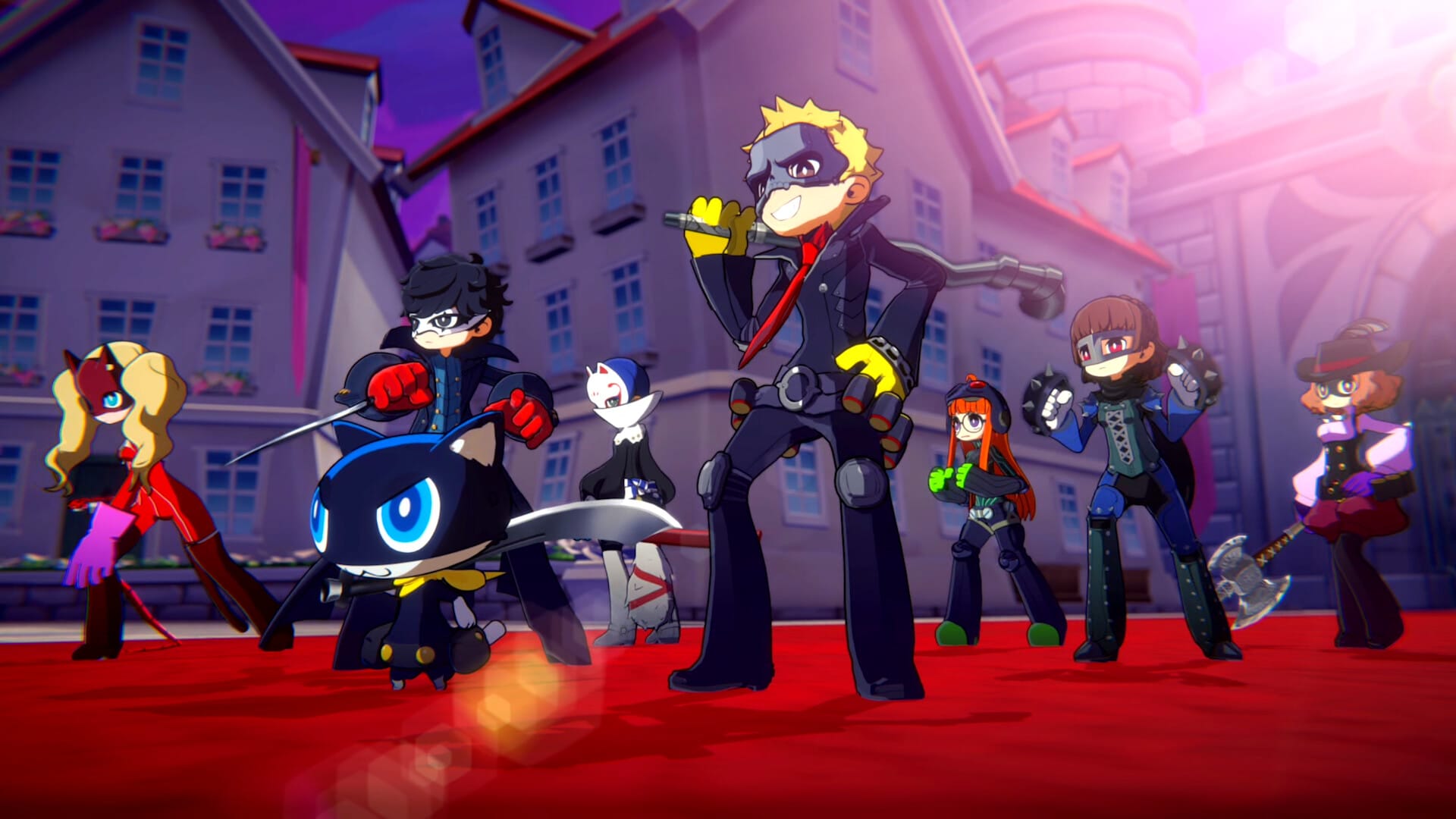 с улыбкой к бою в Persona 5 Tactica