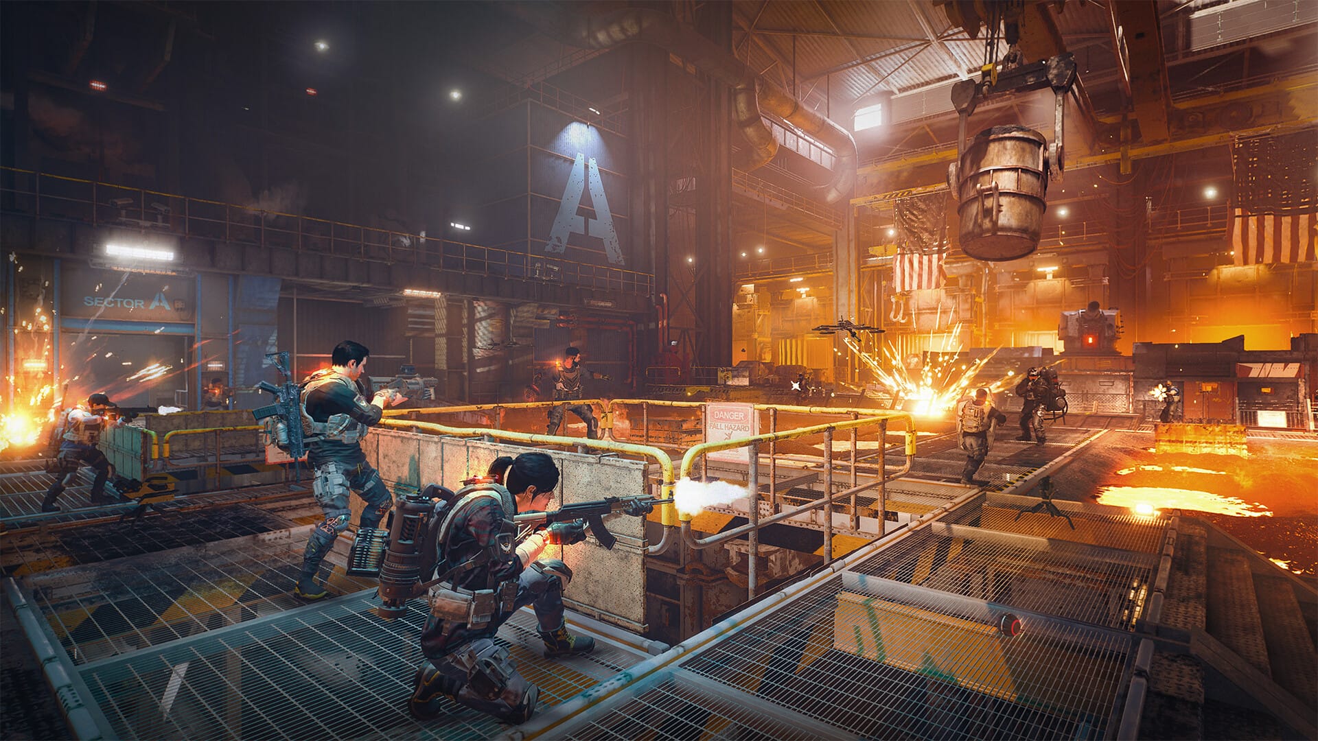 перестрелка на заводе в Tom Clancy’s The Division 2