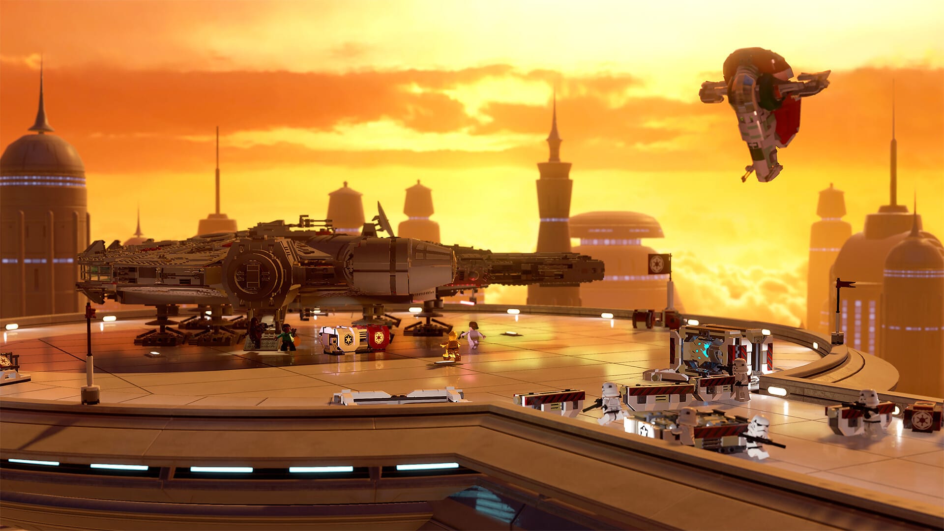 космический корабль в LEGO Star Wars: The Skywalker Saga