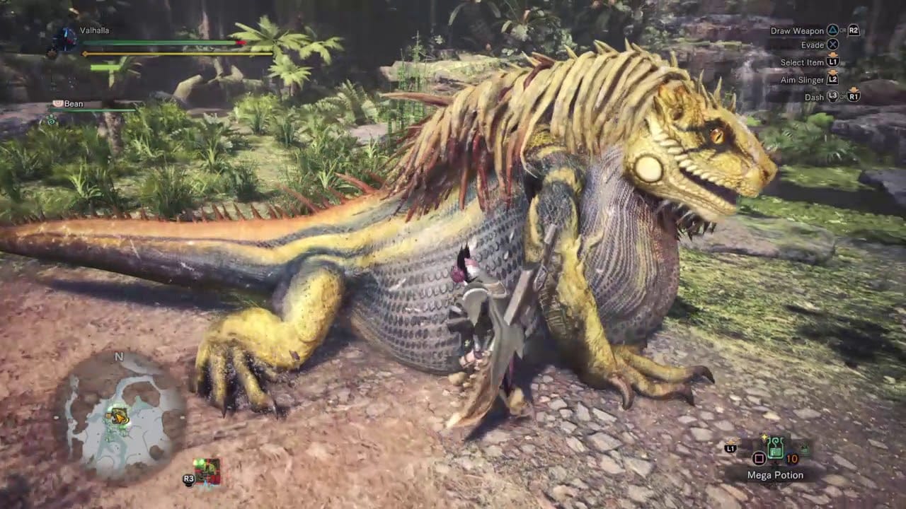 большой яграс в Monster Hunter: World